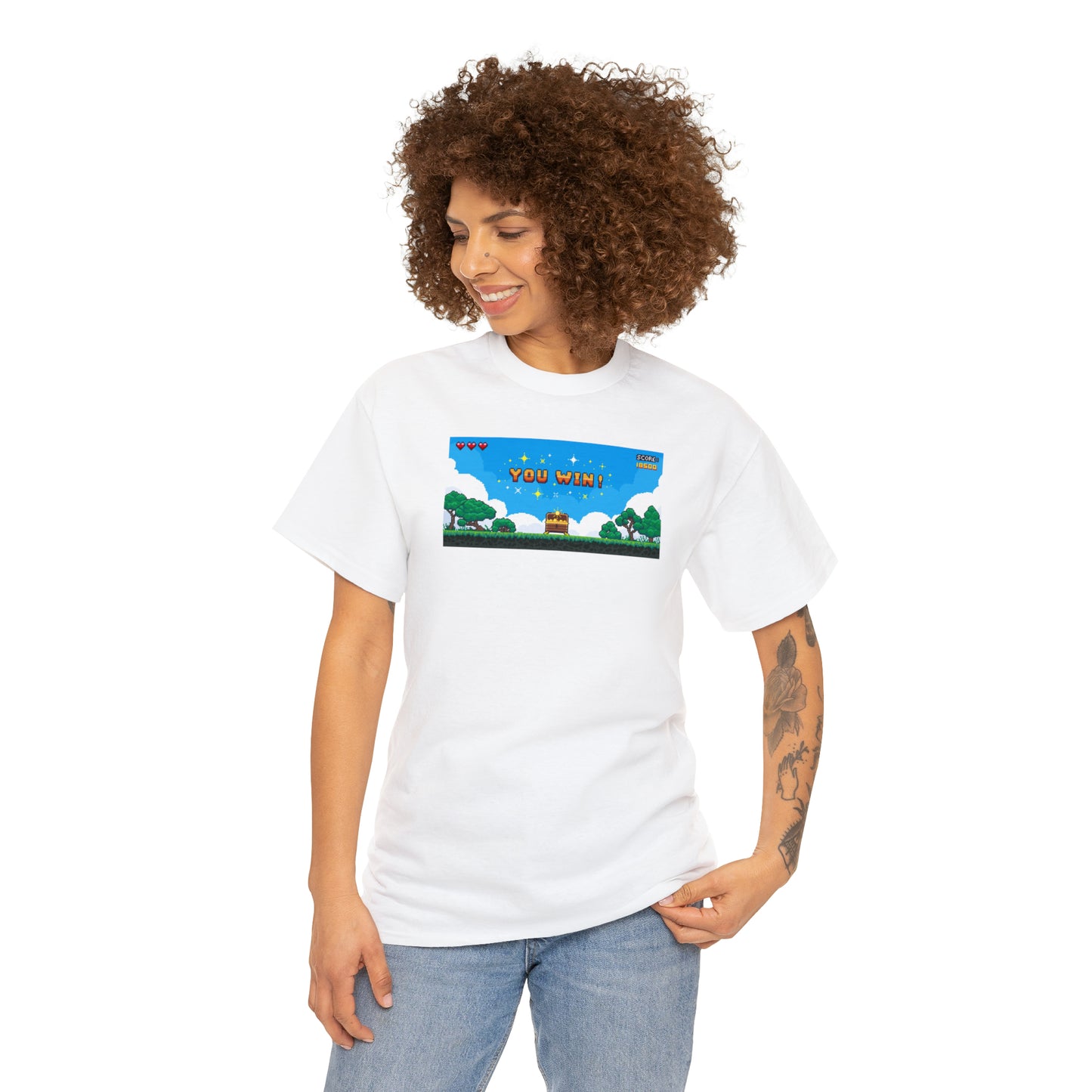 You Win Unisex Heavy Cotton Tee Express Delivery in Continental US