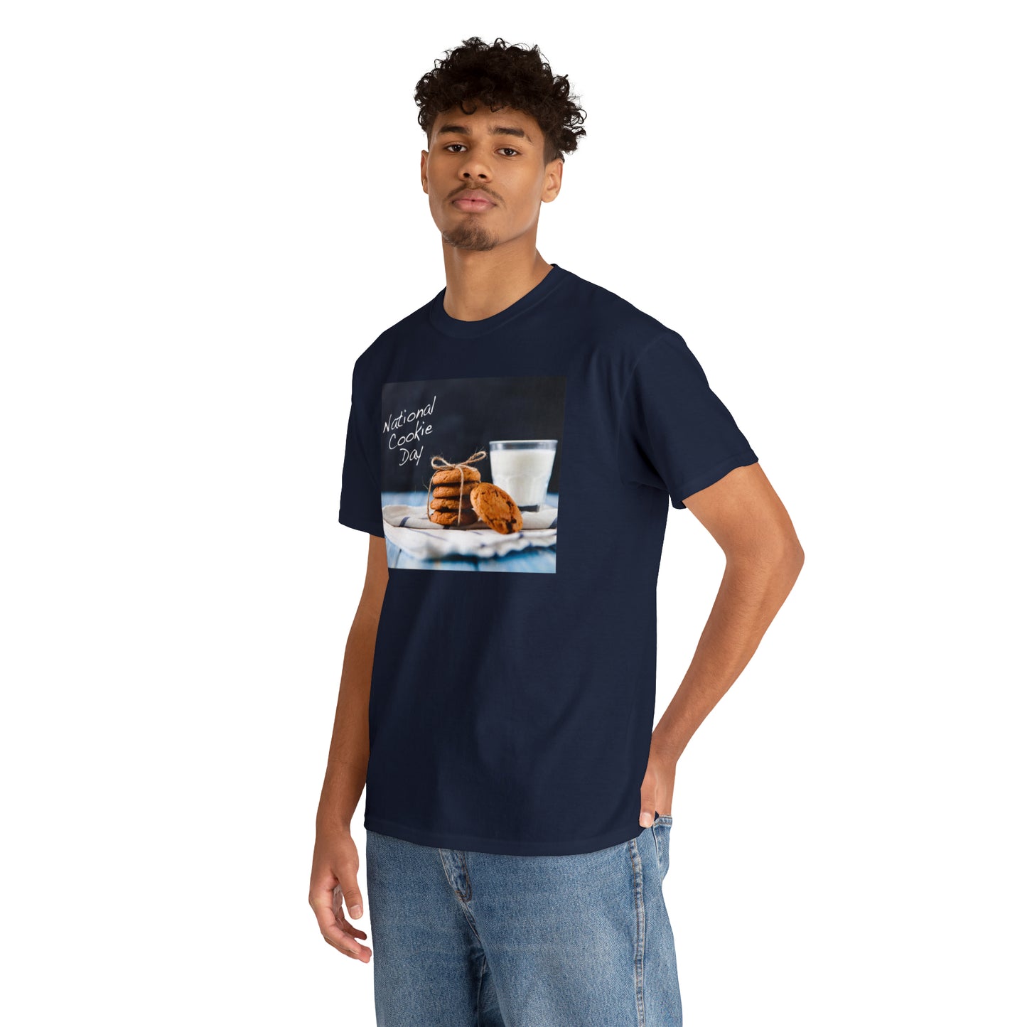 National Cookie Day  Unisex Heavy Cotton Tee Express Delivery in Continental US