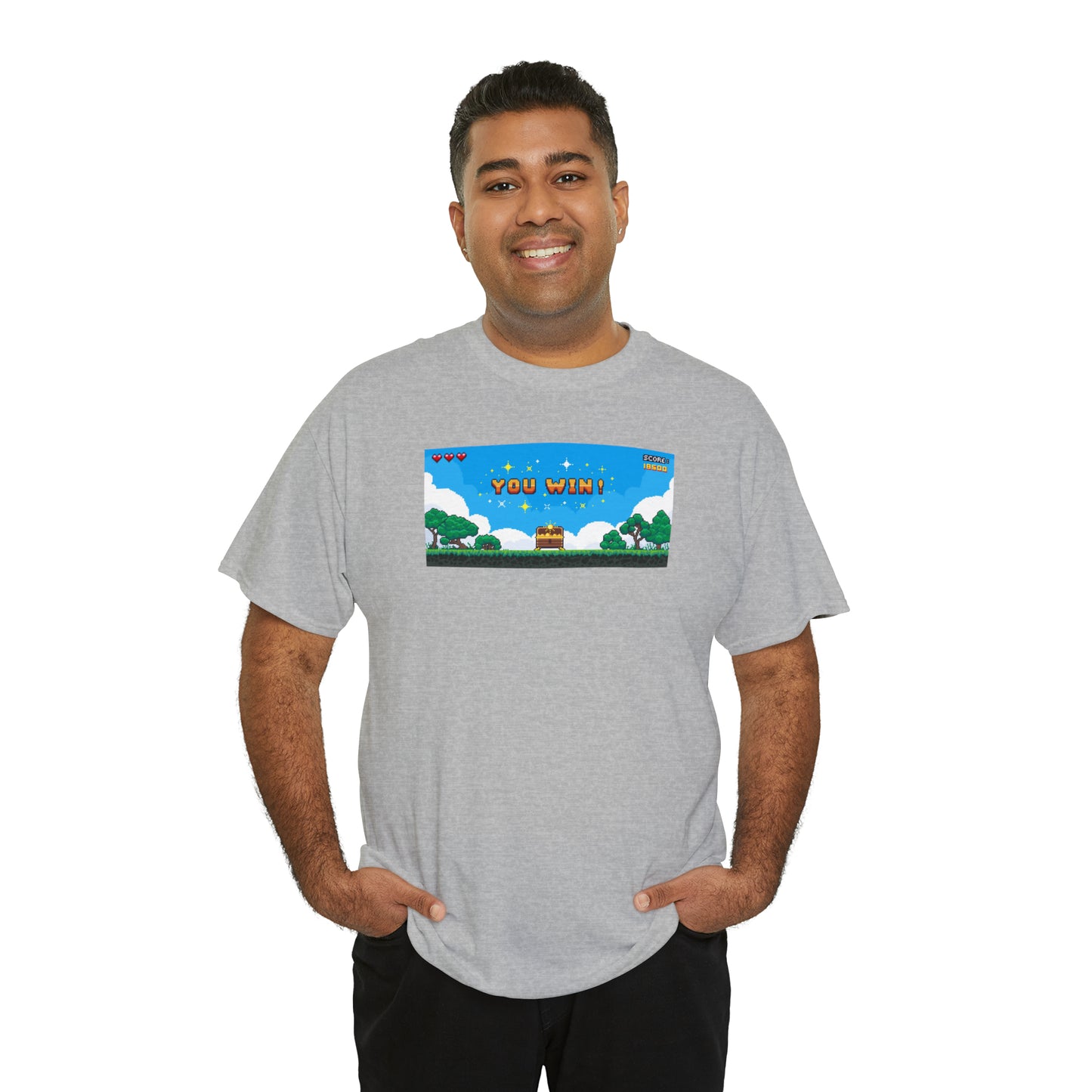 You Win Unisex Heavy Cotton Tee Express Delivery in Continental US