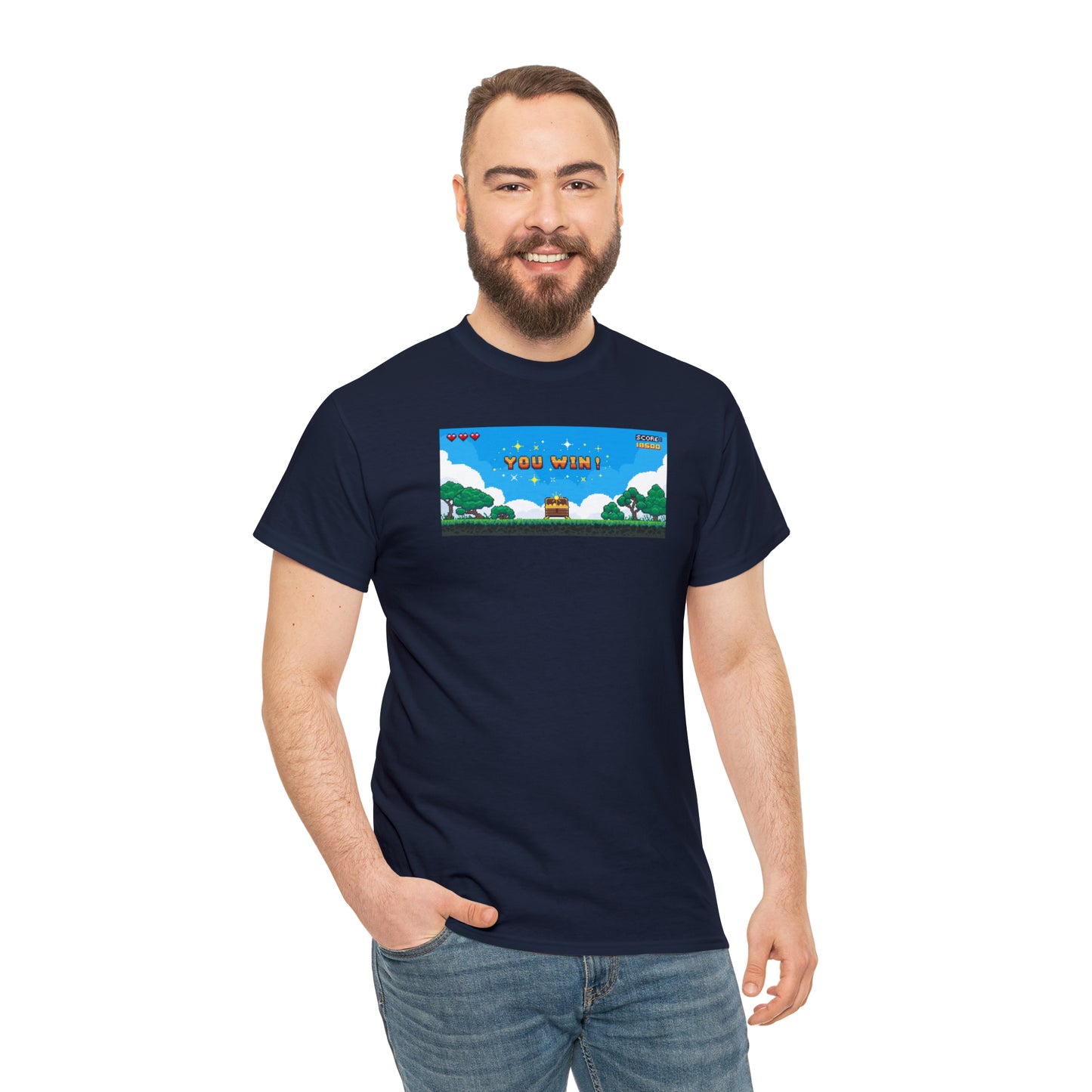 You Win Unisex Heavy Cotton Tee Express Delivery in Continental US