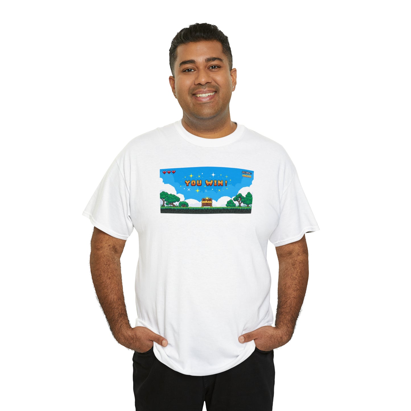 You Win Unisex Heavy Cotton Tee Express Delivery in Continental US
