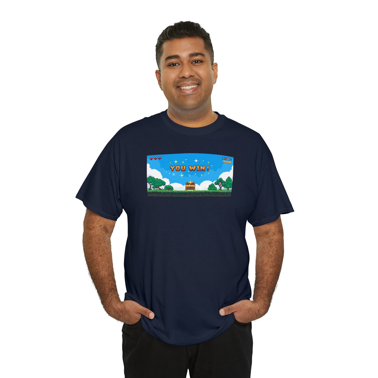 You Win Unisex Heavy Cotton Tee Express Delivery in Continental US