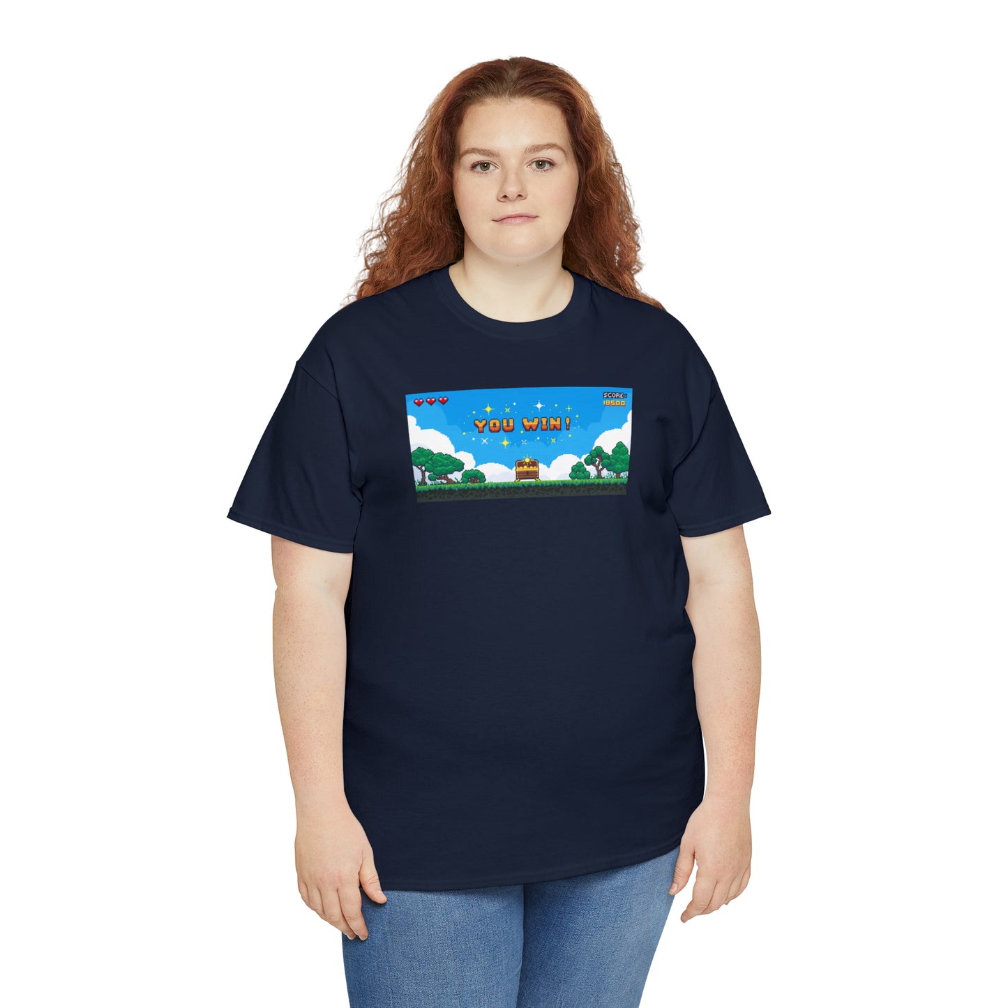 You Win Unisex Heavy Cotton Tee Express Delivery in Continental US