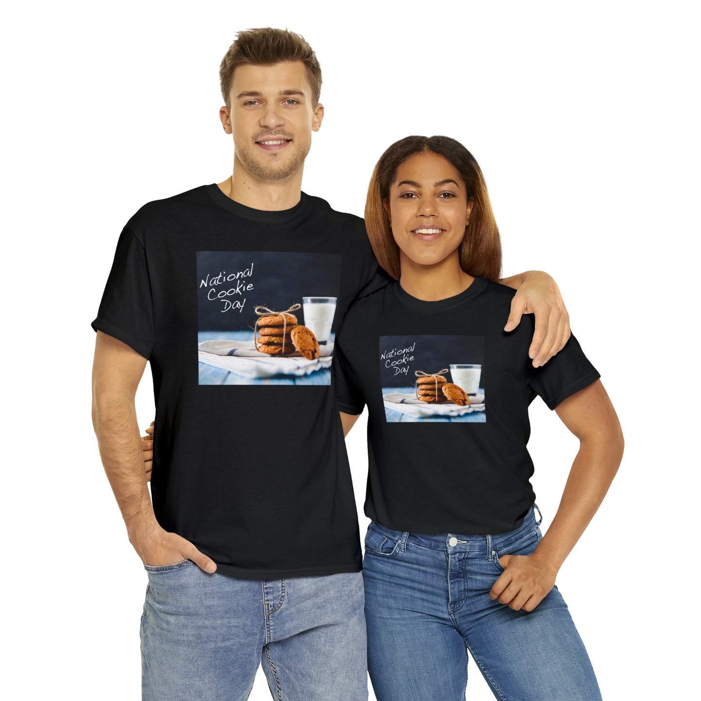 National Cookie Day  Unisex Heavy Cotton Tee Express Delivery in Continental US