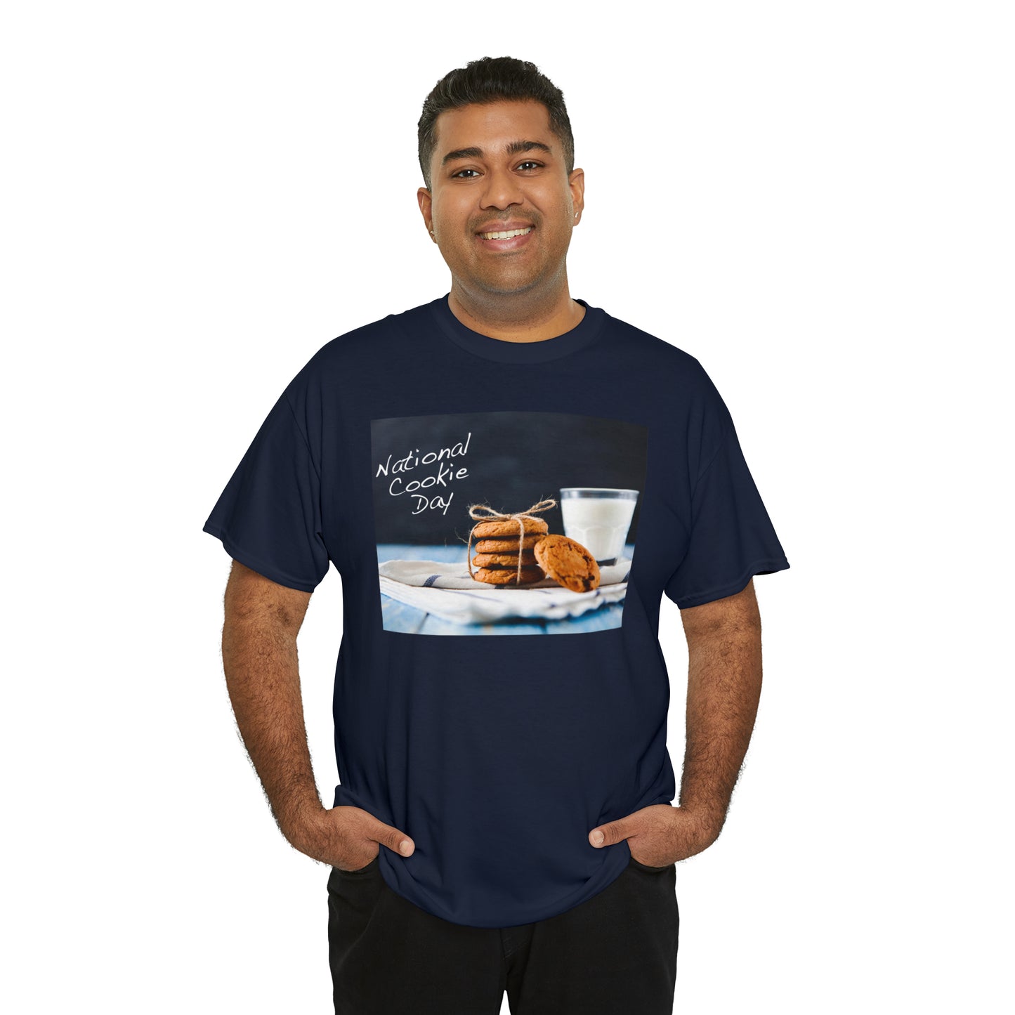 National Cookie Day  Unisex Heavy Cotton Tee Express Delivery in Continental US