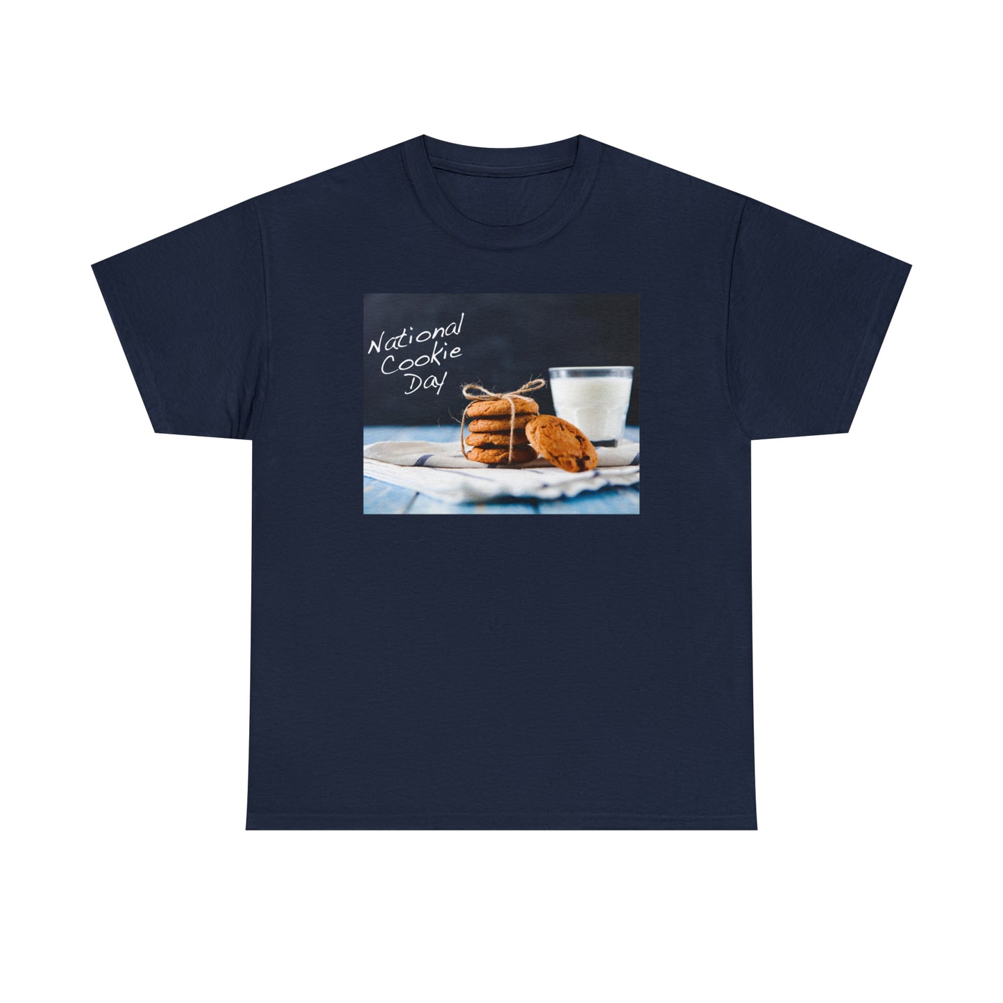National Cookie Day  Unisex Heavy Cotton Tee Express Delivery in Continental US
