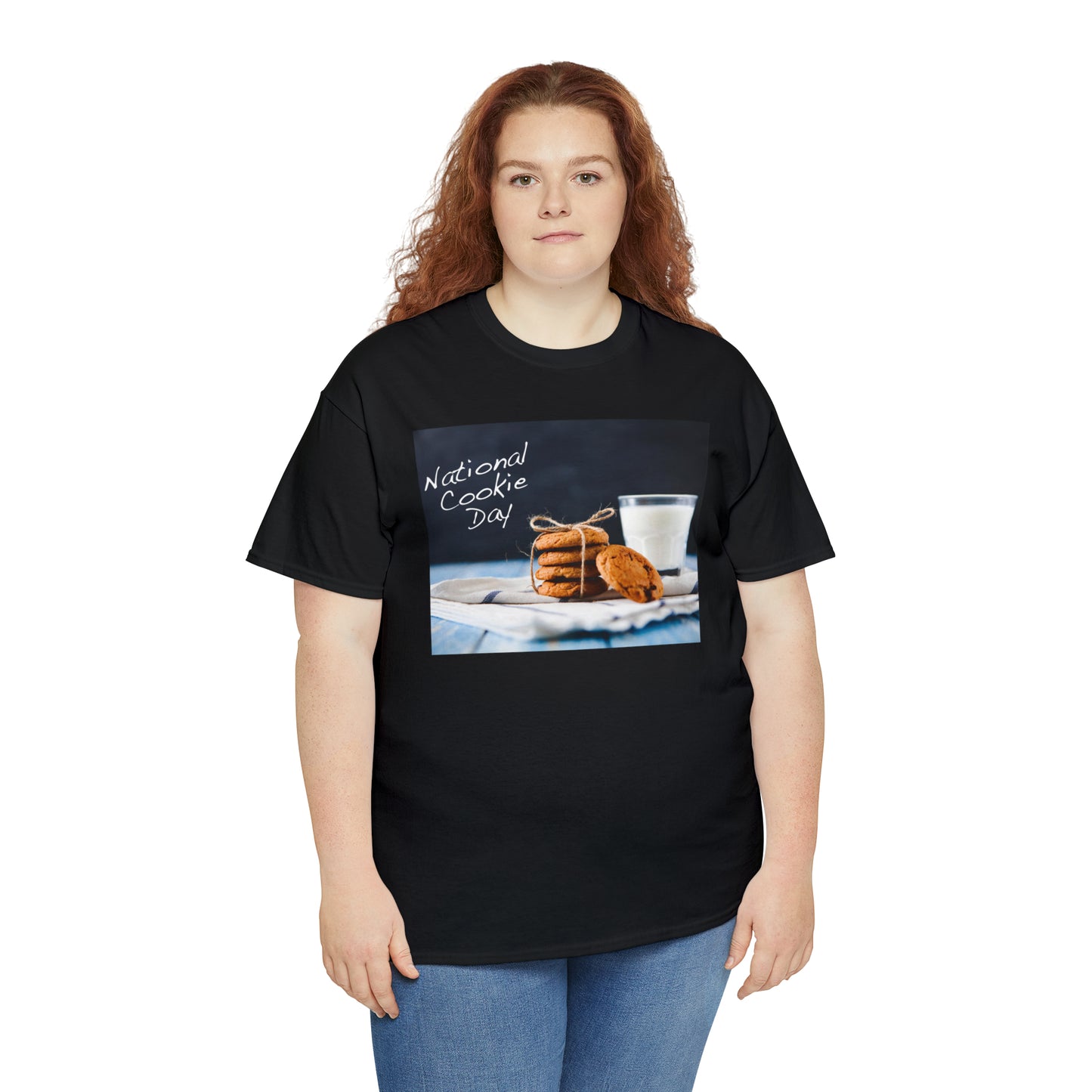 National Cookie Day  Unisex Heavy Cotton Tee Express Delivery in Continental US