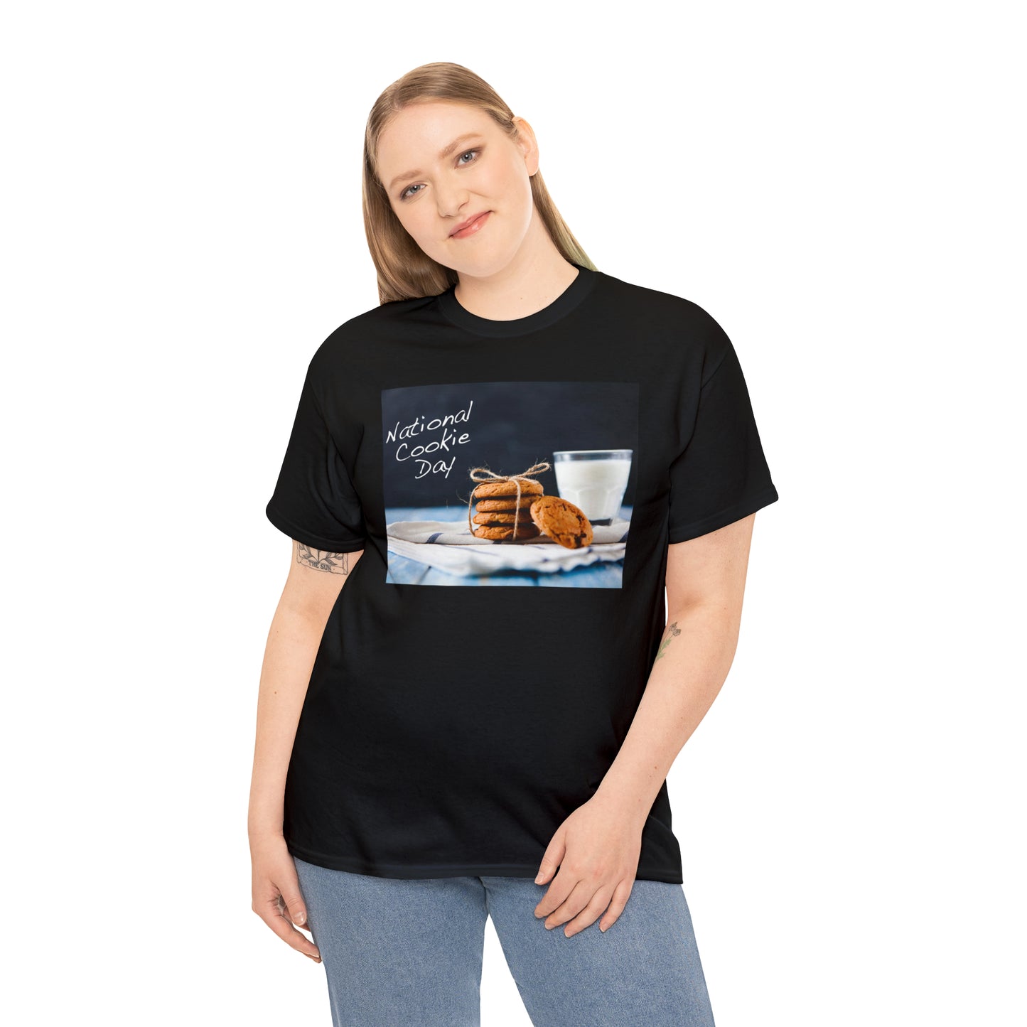 National Cookie Day  Unisex Heavy Cotton Tee Express Delivery in Continental US