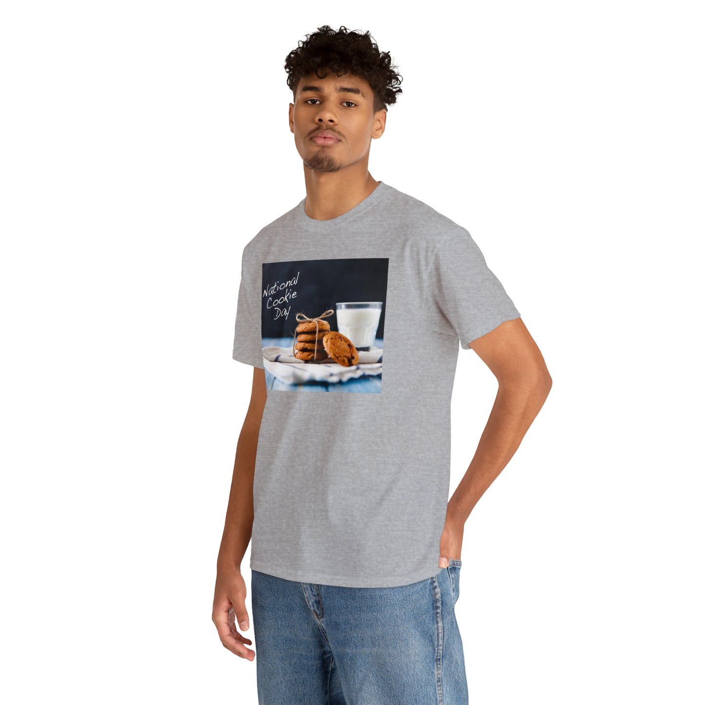 National Cookie Day  Unisex Heavy Cotton Tee Express Delivery in Continental US