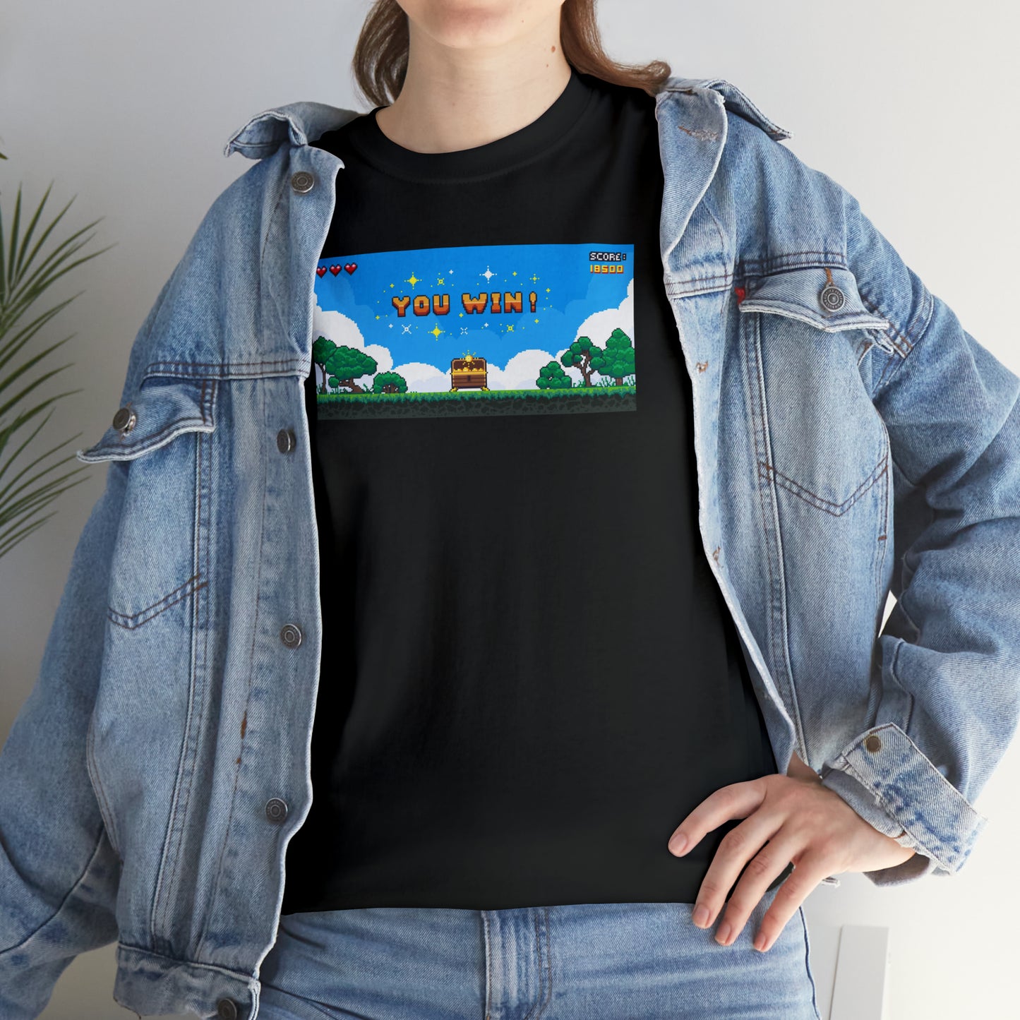 You Win Unisex Heavy Cotton Tee Express Delivery in Continental US