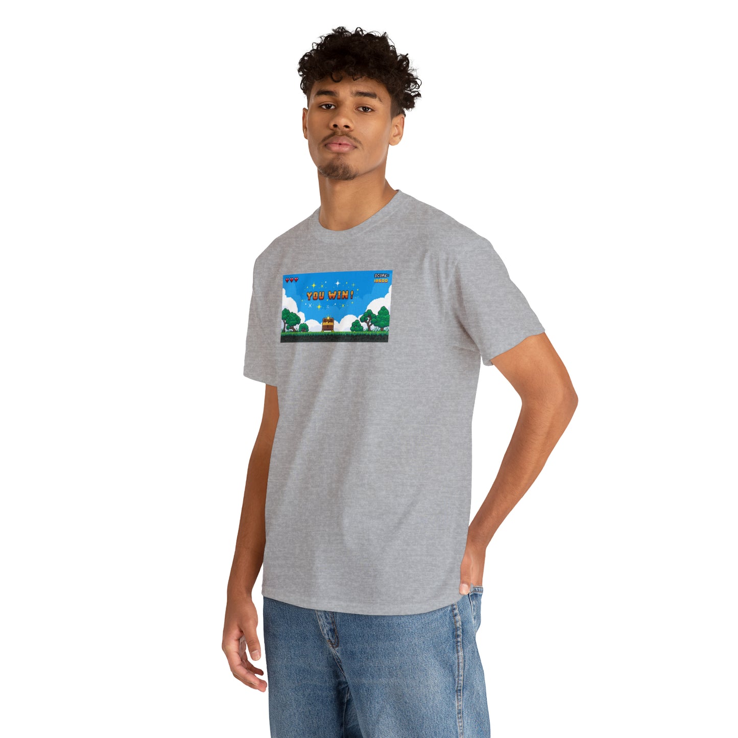 You Win Unisex Heavy Cotton Tee Express Delivery in Continental US