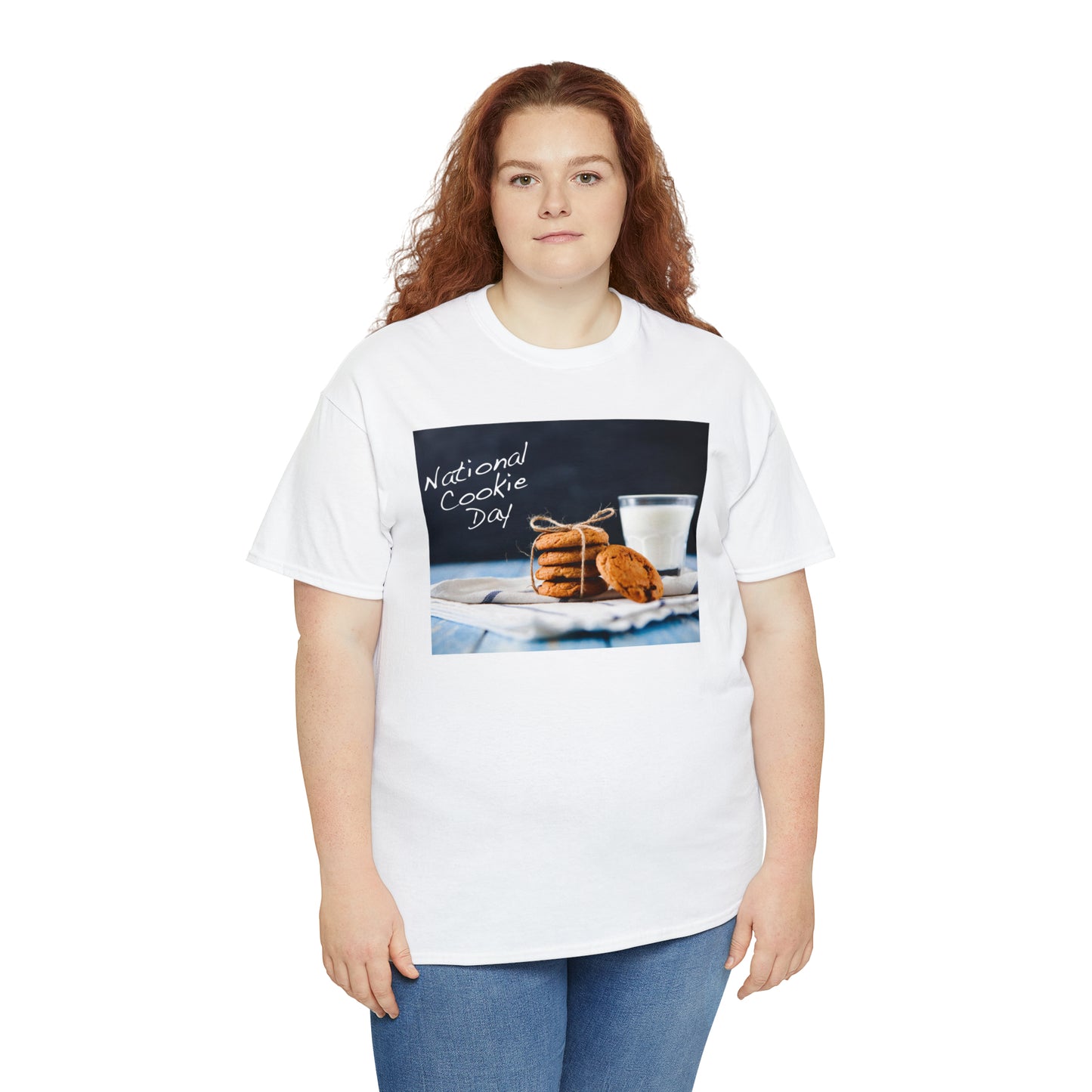National Cookie Day  Unisex Heavy Cotton Tee Express Delivery in Continental US