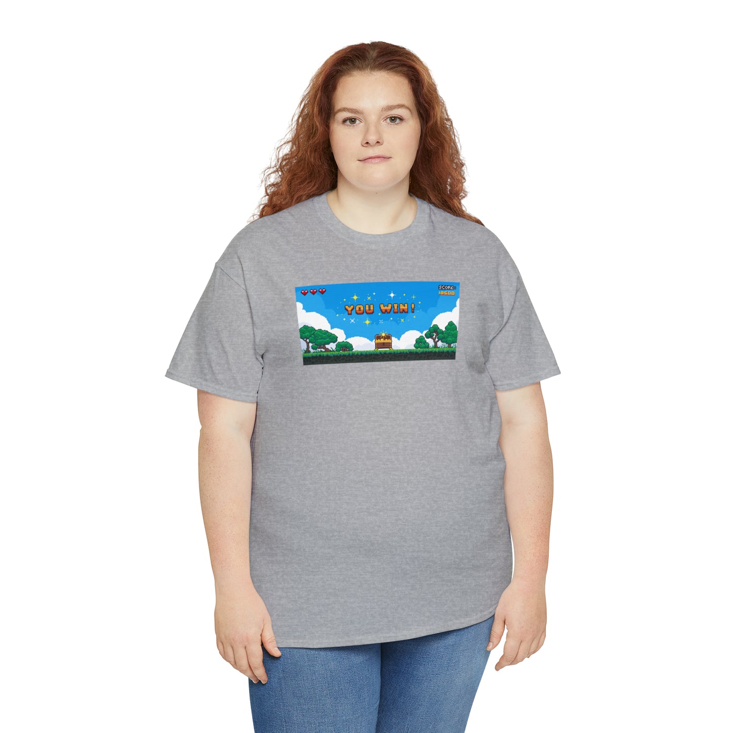 You Win Unisex Heavy Cotton Tee Express Delivery in Continental US