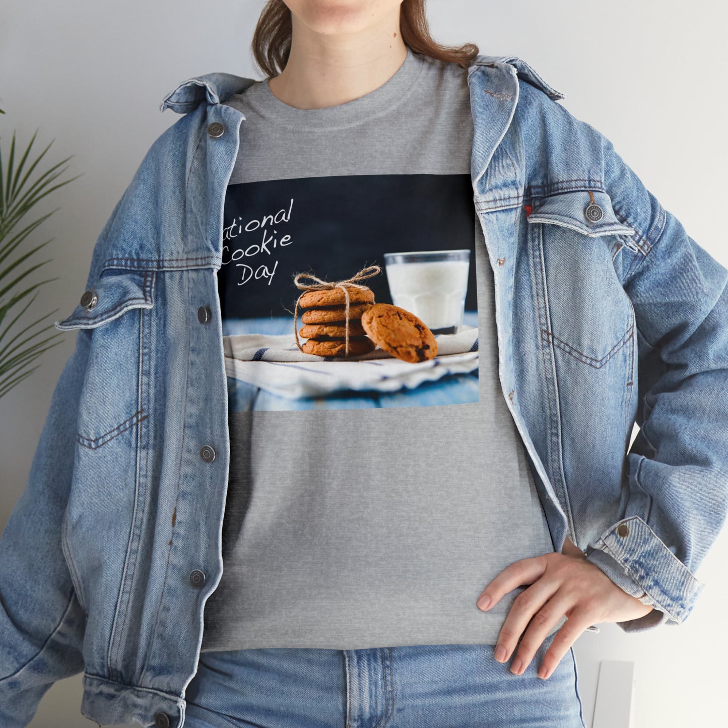 National Cookie Day  Unisex Heavy Cotton Tee Express Delivery in Continental US