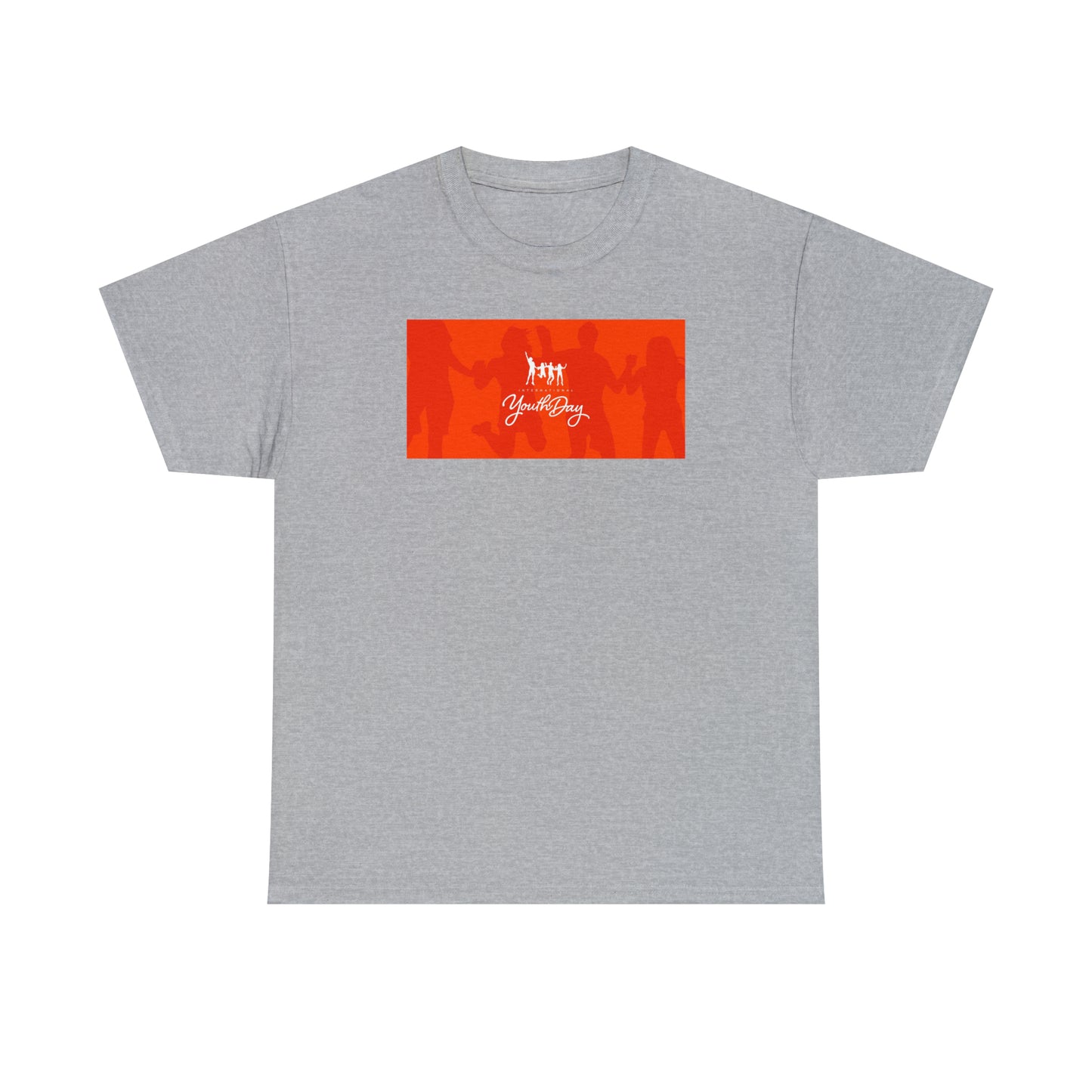 International Youth Day Unisex Heavy Cotton Tee Express Delivery in Continental US