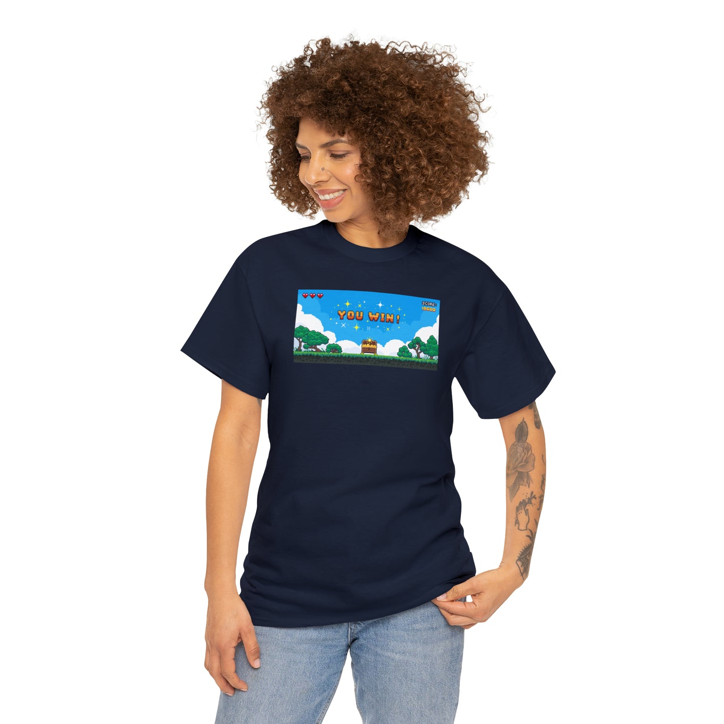 You Win Unisex Heavy Cotton Tee Express Delivery in Continental US