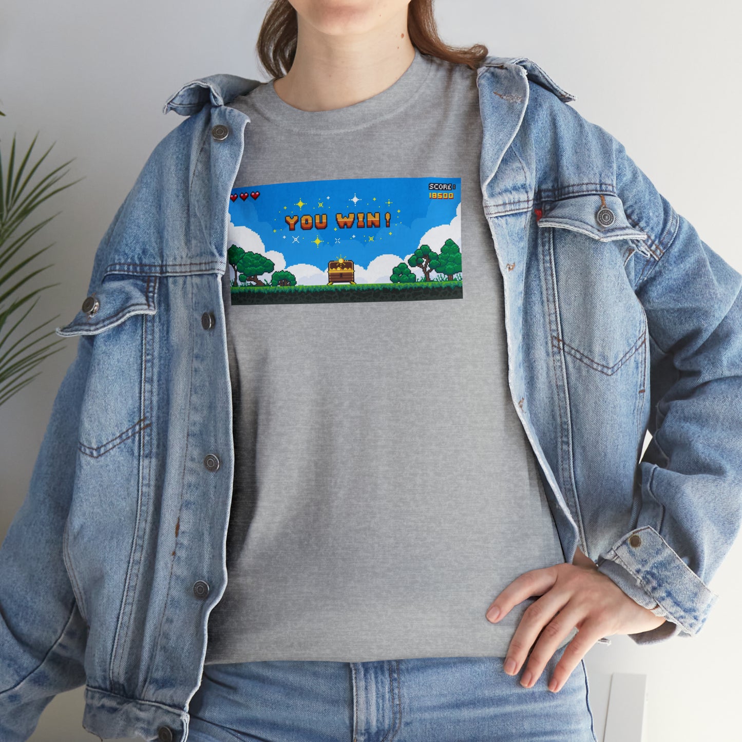 You Win Unisex Heavy Cotton Tee Express Delivery in Continental US