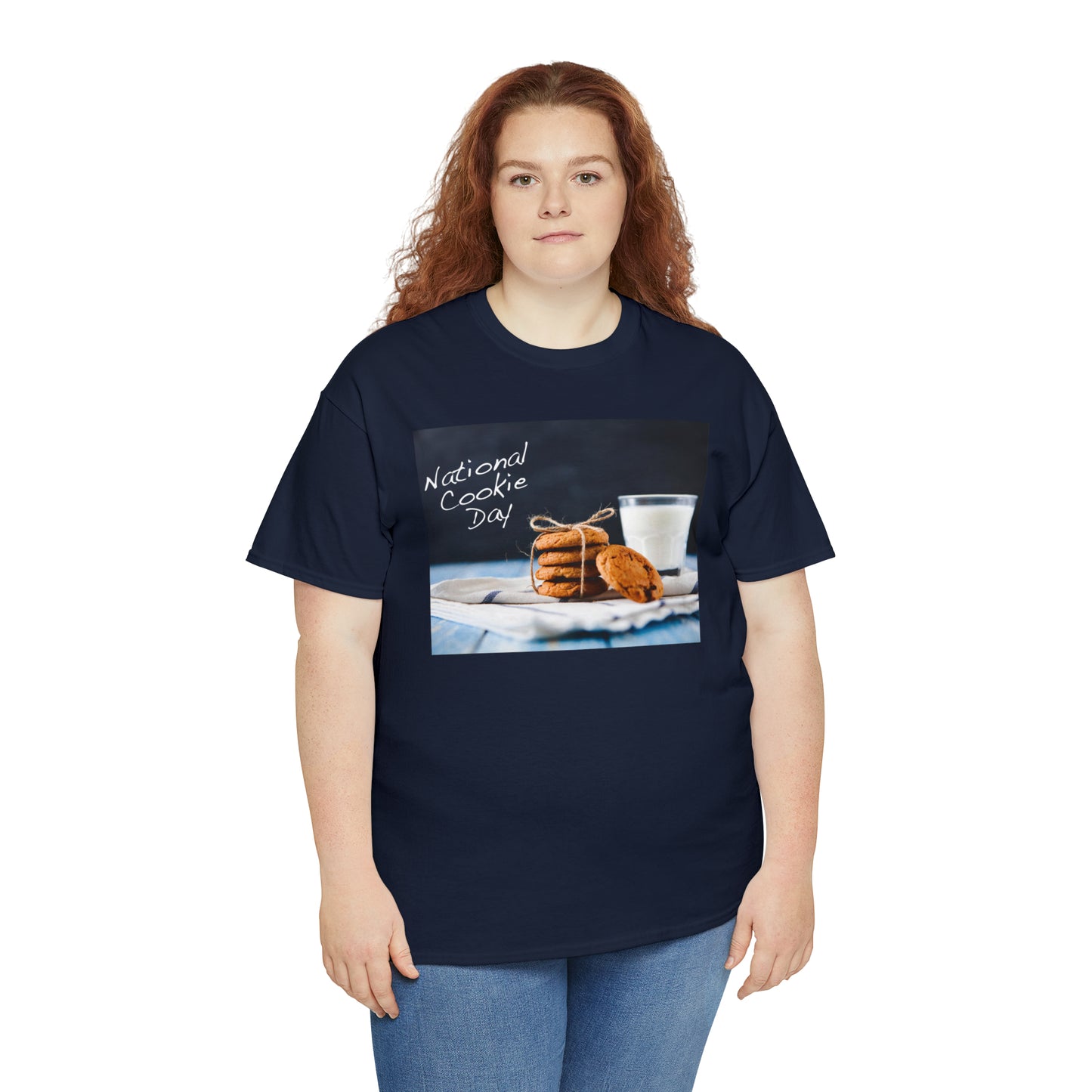 National Cookie Day  Unisex Heavy Cotton Tee Express Delivery in Continental US