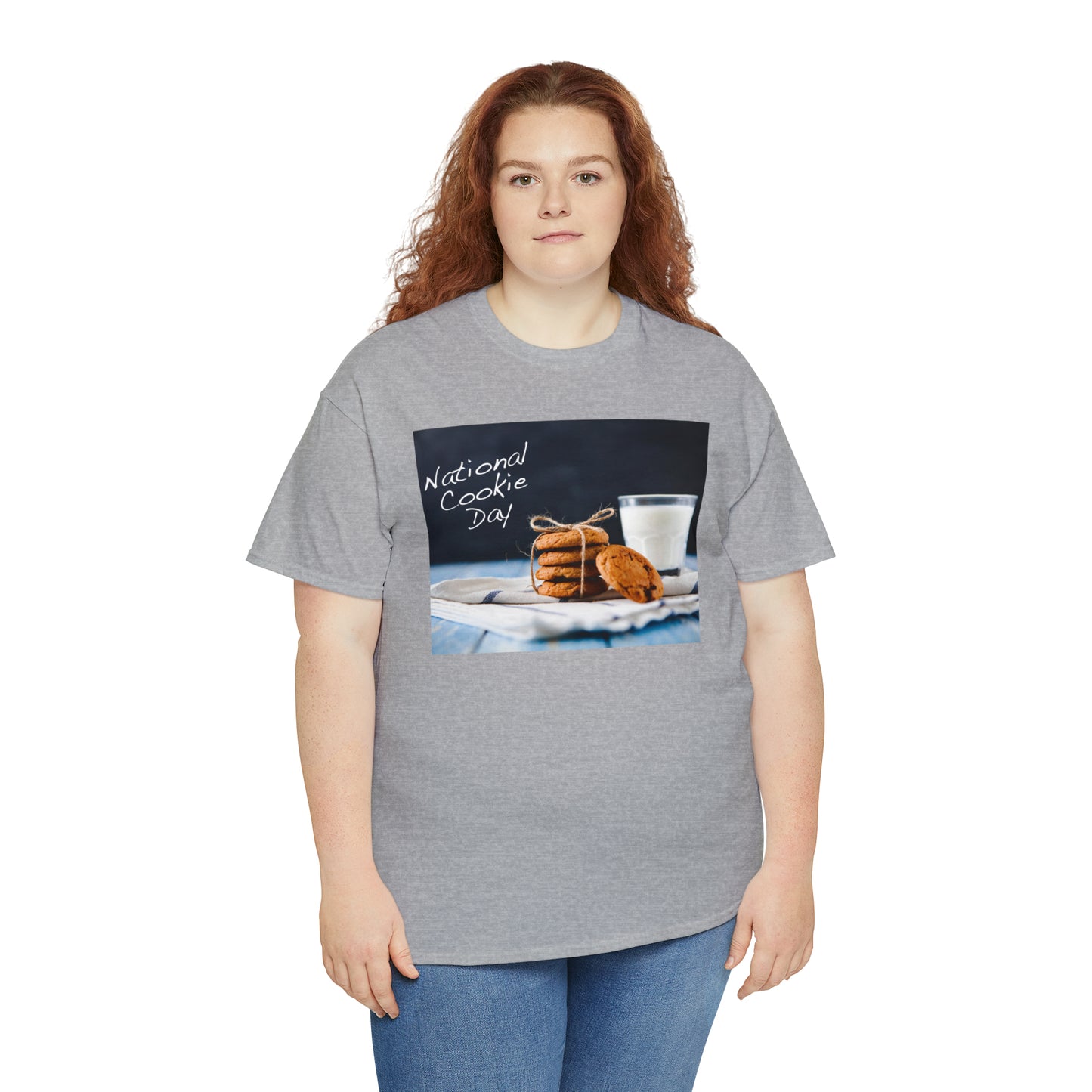 National Cookie Day  Unisex Heavy Cotton Tee Express Delivery in Continental US