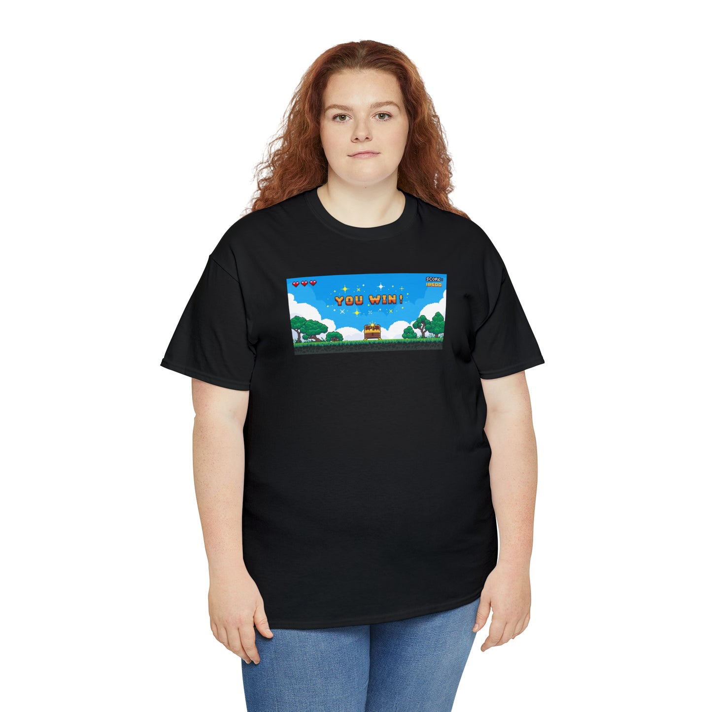 You Win Unisex Heavy Cotton Tee Express Delivery in Continental US