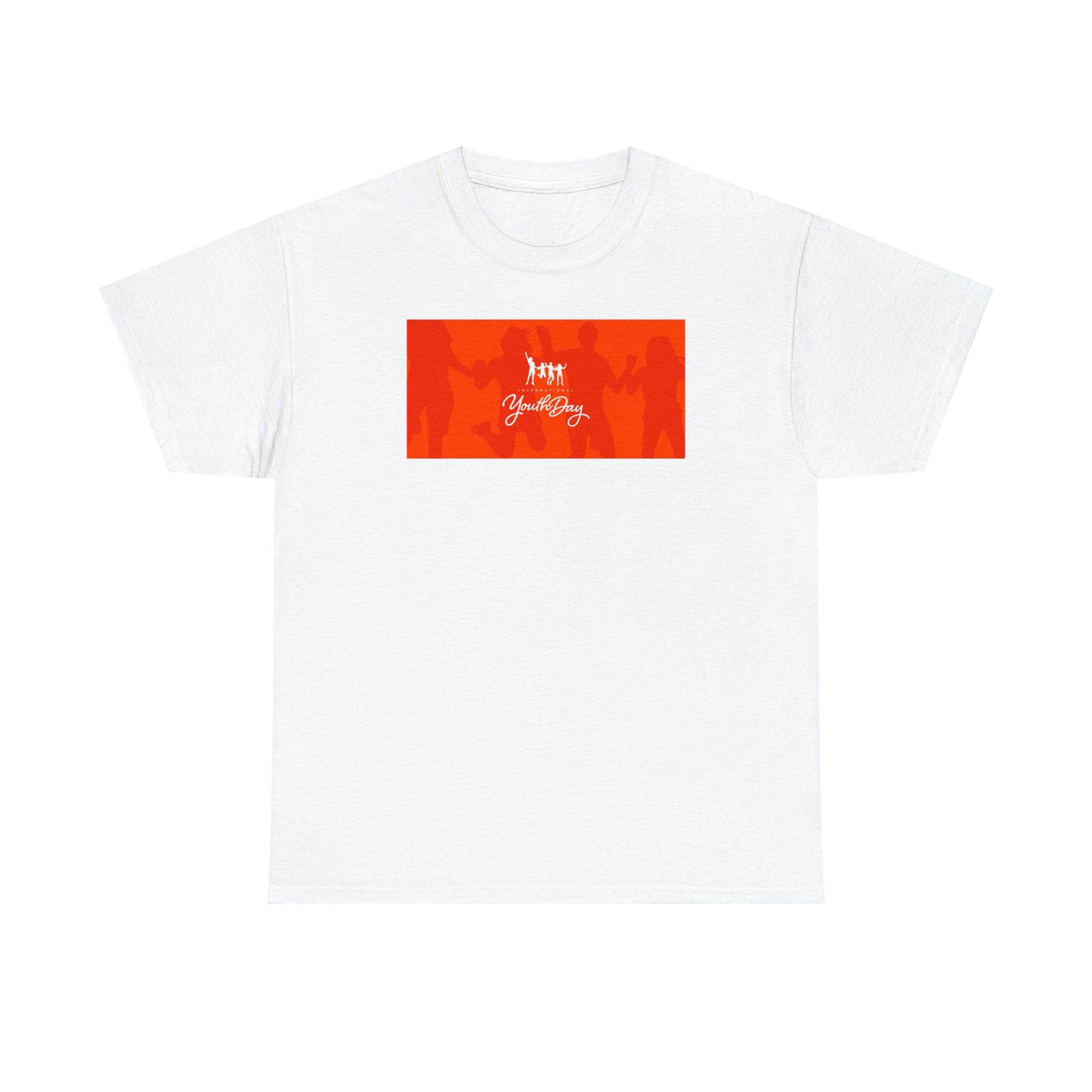 International Youth Day Unisex Heavy Cotton Tee Express Delivery in Continental US