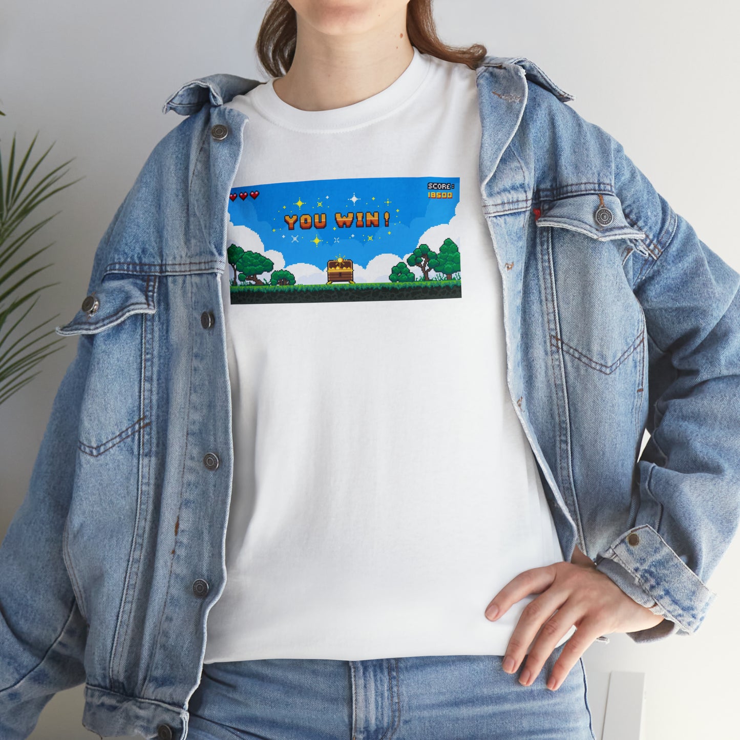 You Win Unisex Heavy Cotton Tee Express Delivery in Continental US