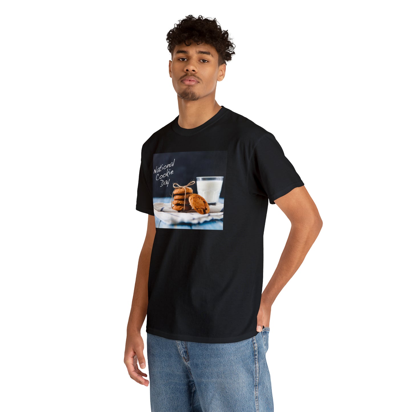 National Cookie Day  Unisex Heavy Cotton Tee Express Delivery in Continental US