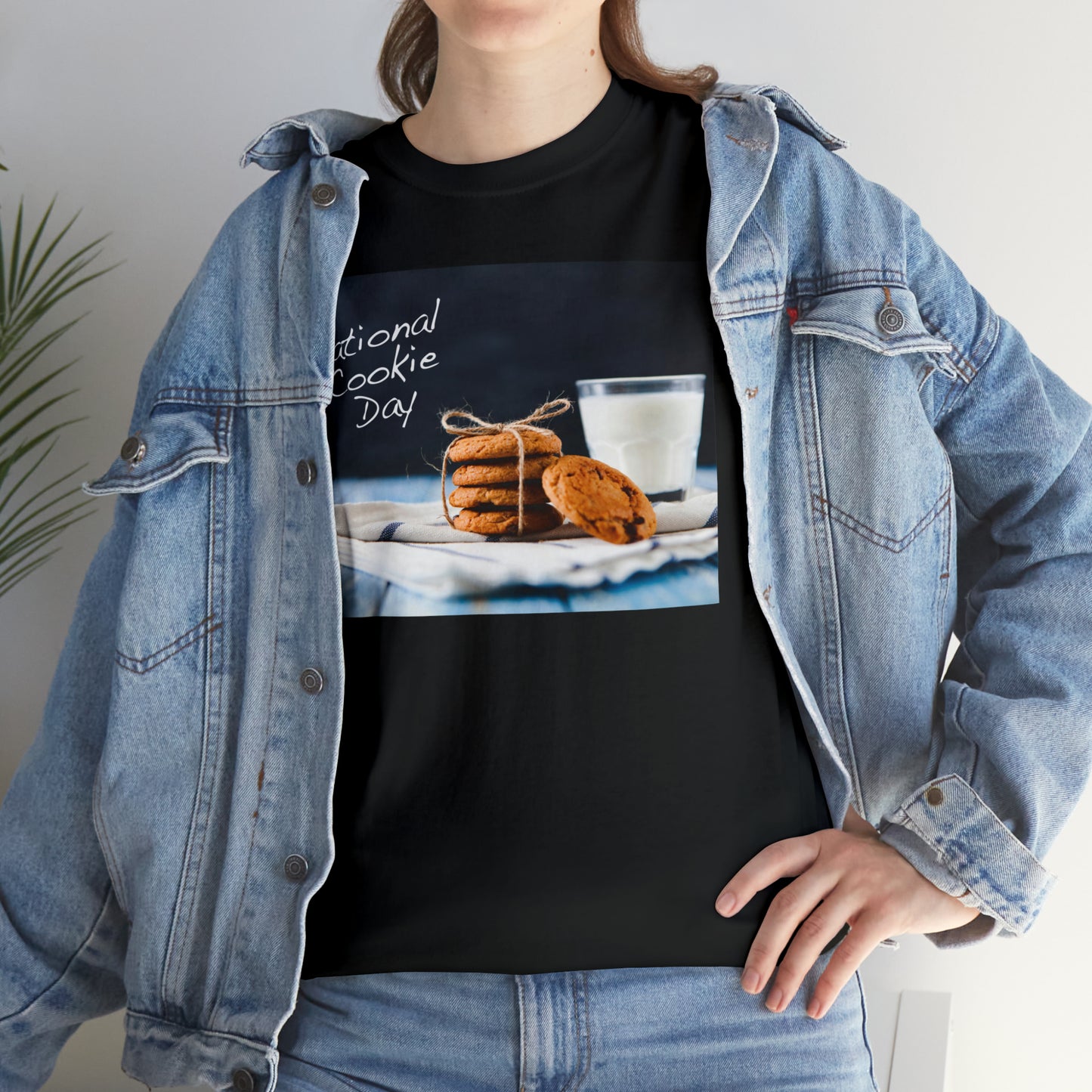 National Cookie Day  Unisex Heavy Cotton Tee Express Delivery in Continental US