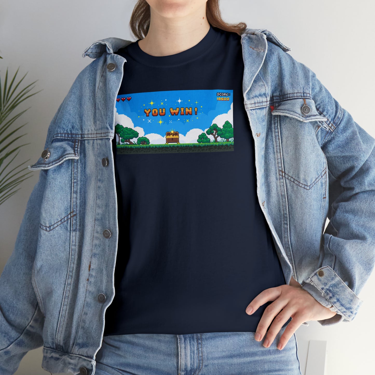 You Win Unisex Heavy Cotton Tee Express Delivery in Continental US