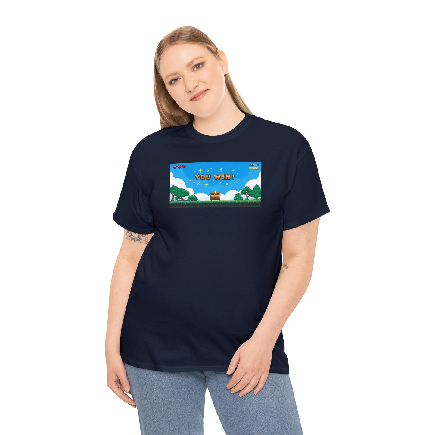 You Win Unisex Heavy Cotton Tee Express Delivery in Continental US