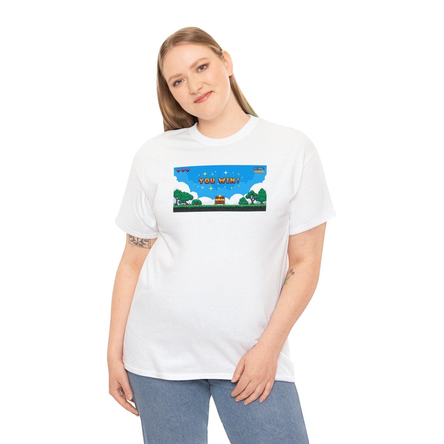 You Win Unisex Heavy Cotton Tee Express Delivery in Continental US