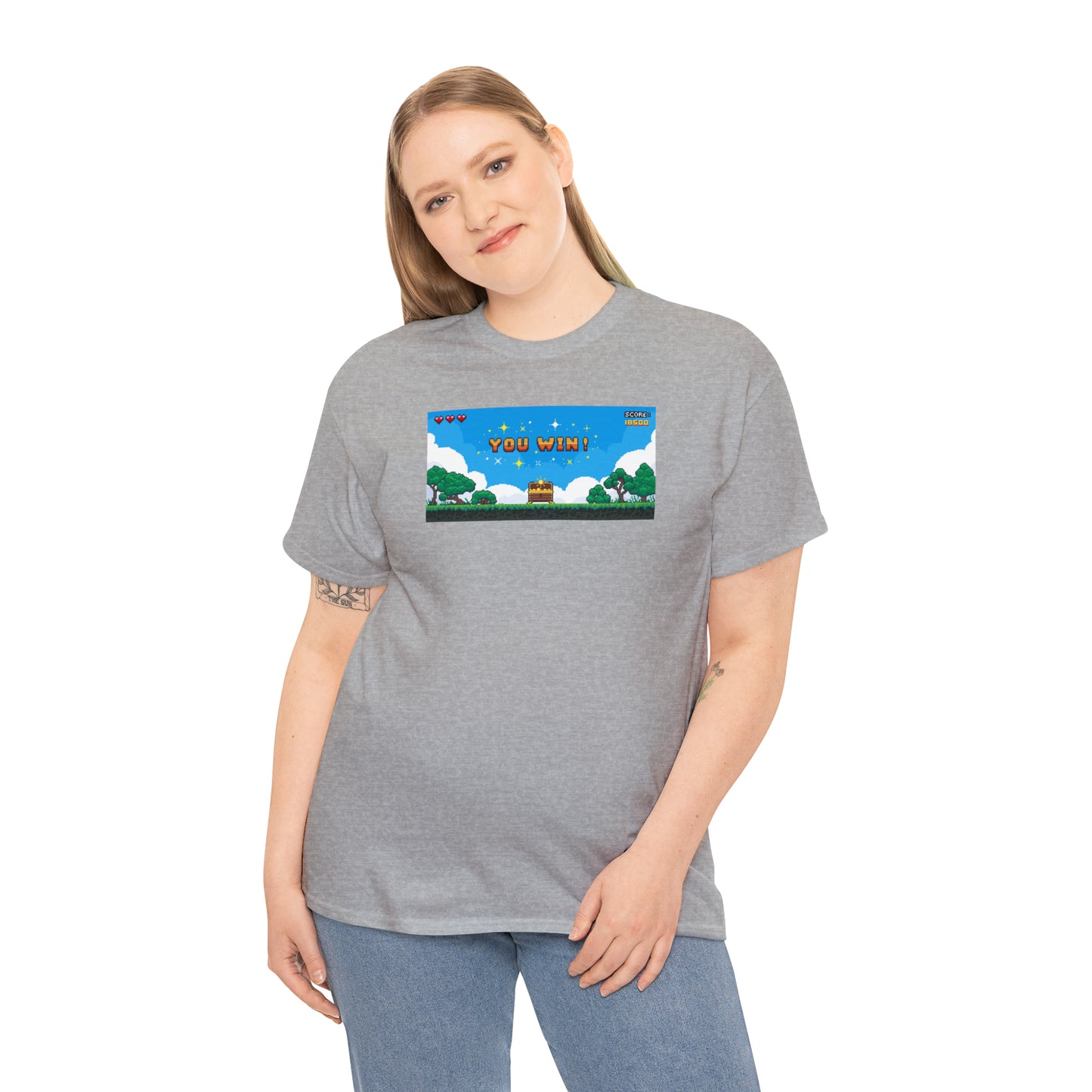You Win Unisex Heavy Cotton Tee Express Delivery in Continental US