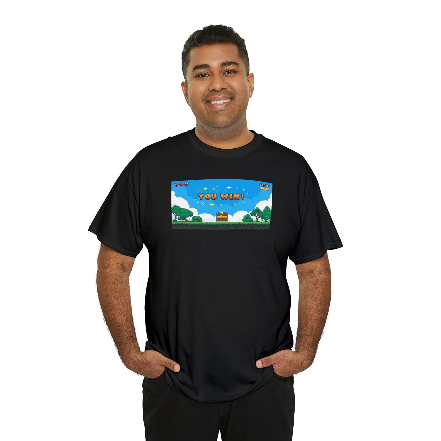 You Win Unisex Heavy Cotton Tee Express Delivery in Continental US