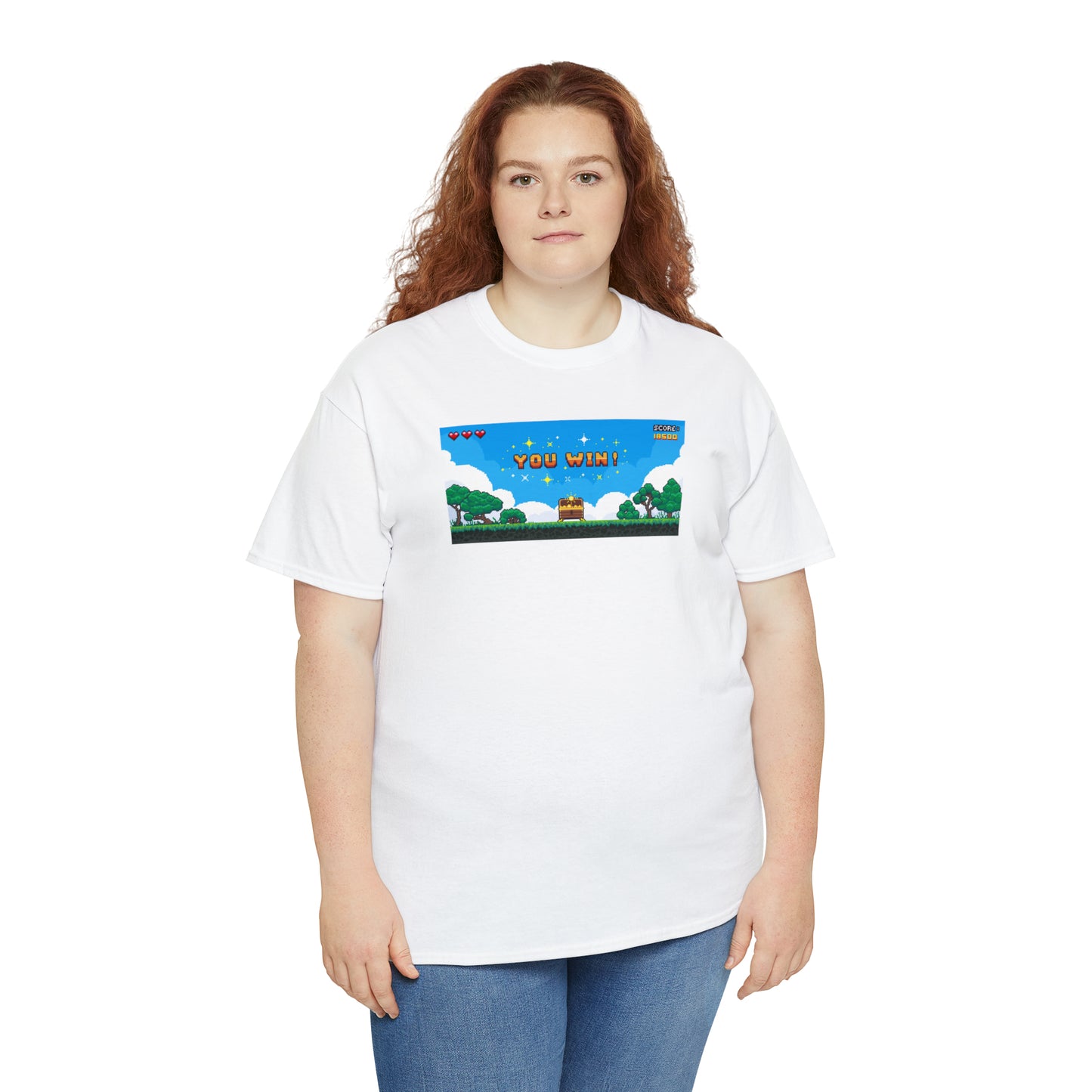 You Win Unisex Heavy Cotton Tee Express Delivery in Continental US