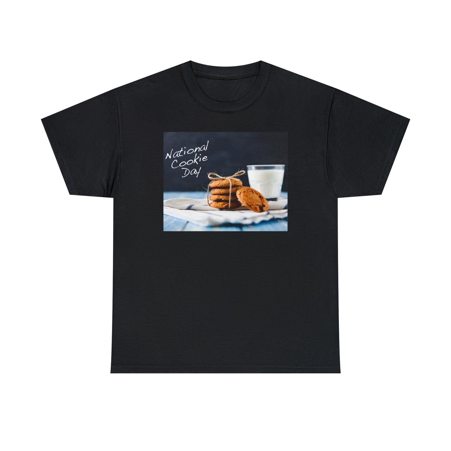 National Cookie Day  Unisex Heavy Cotton Tee Express Delivery in Continental US