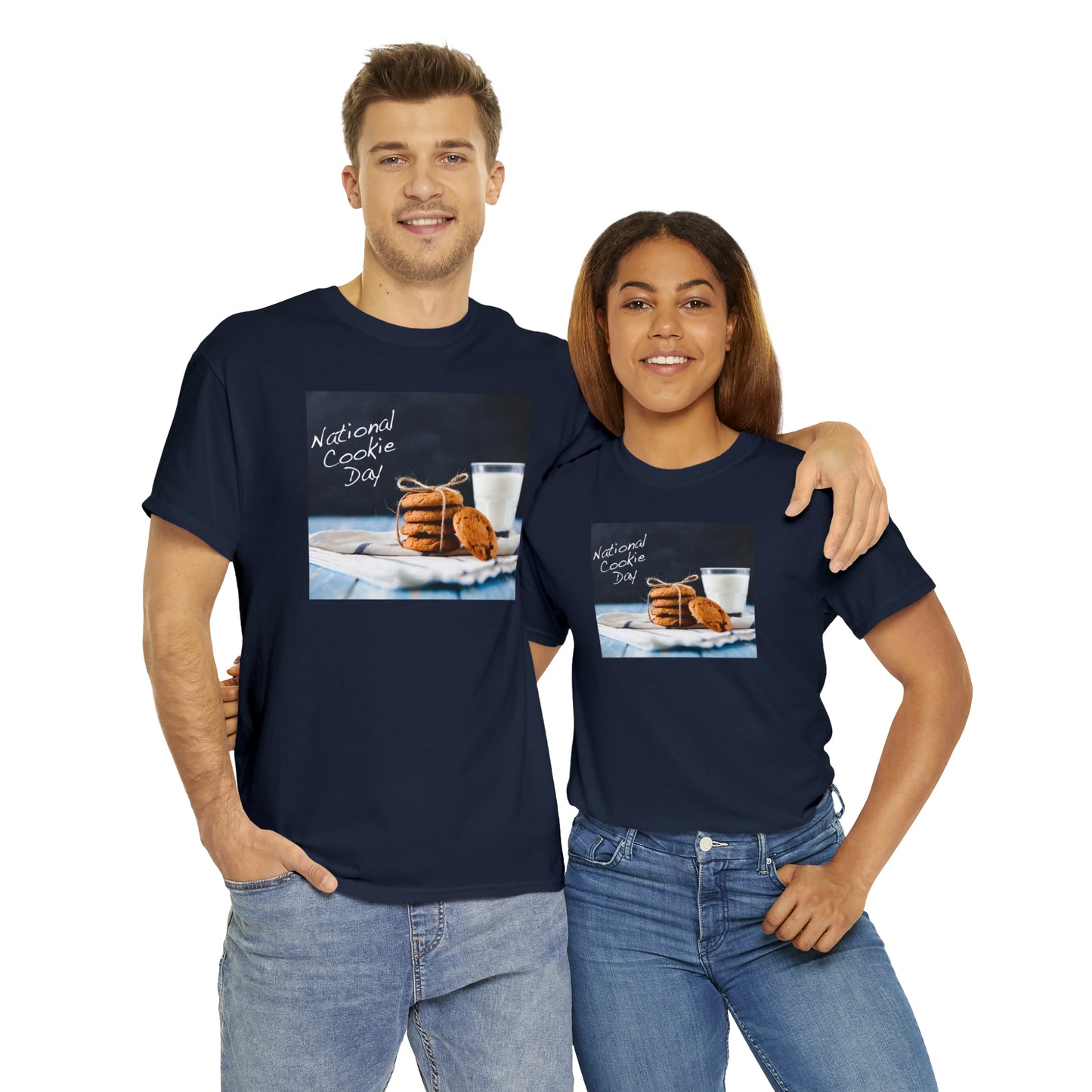 National Cookie Day  Unisex Heavy Cotton Tee Express Delivery in Continental US