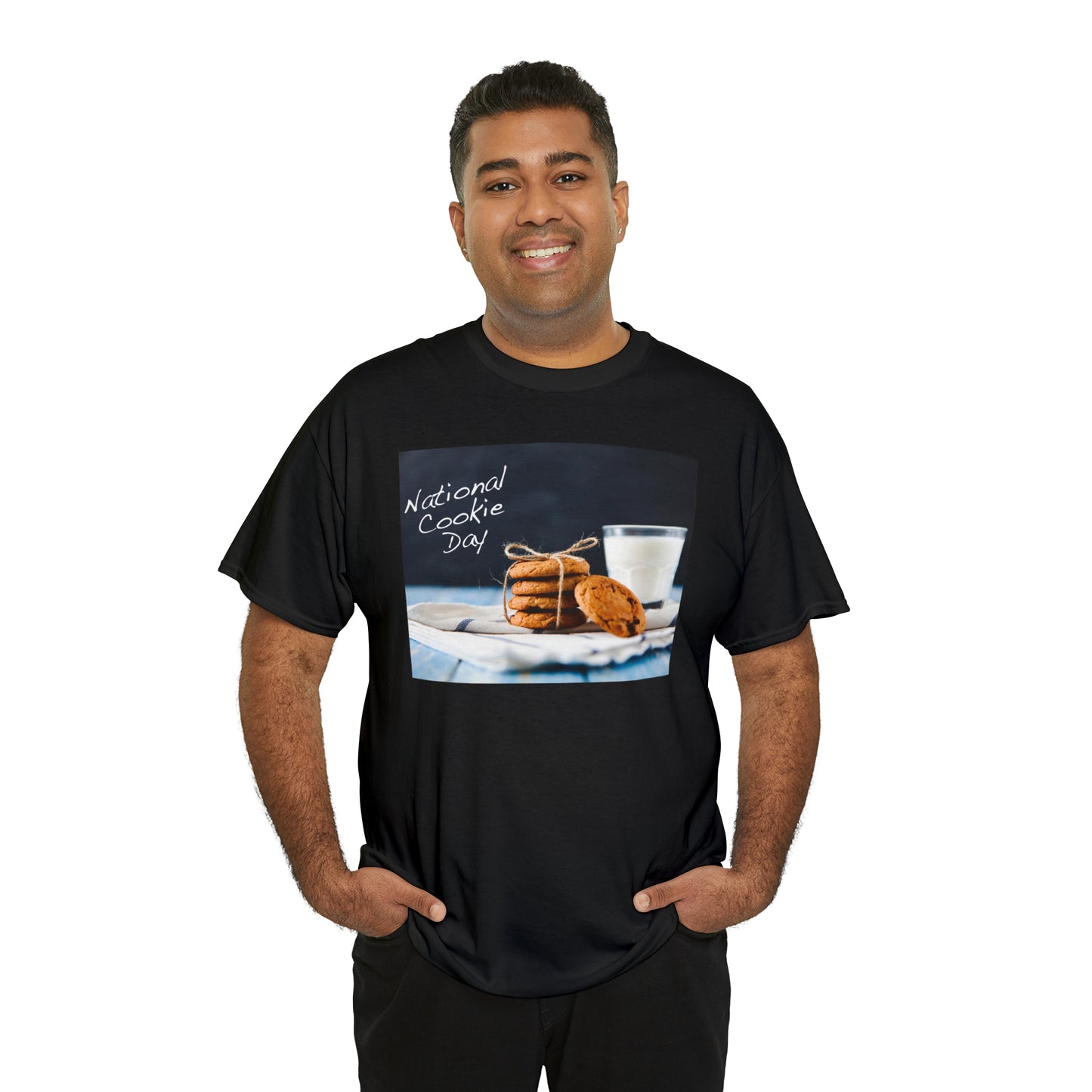 National Cookie Day  Unisex Heavy Cotton Tee Express Delivery in Continental US